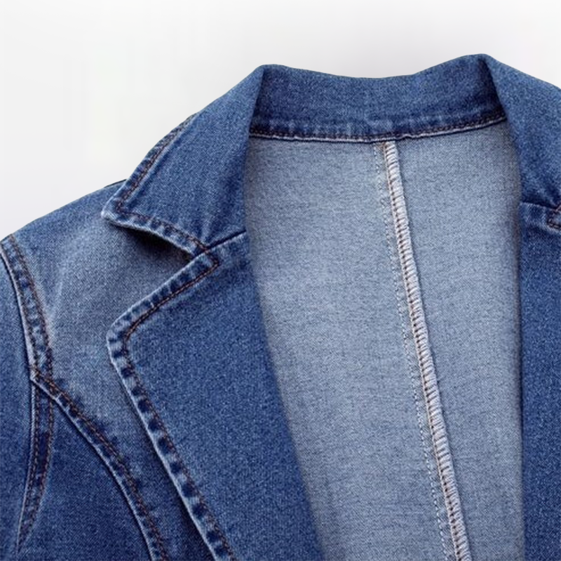 Aelin - Classic Denim Blazer