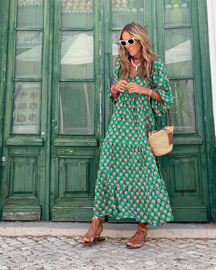 Elin - Boheme Cotton Maxi Dress