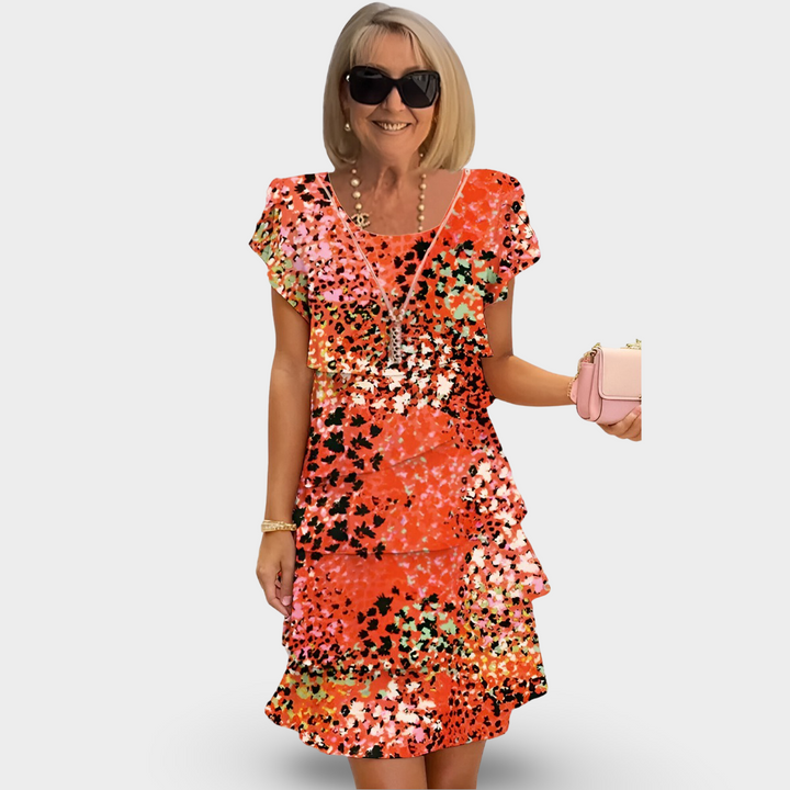 Tindra - Leopard Print Wrap Dress