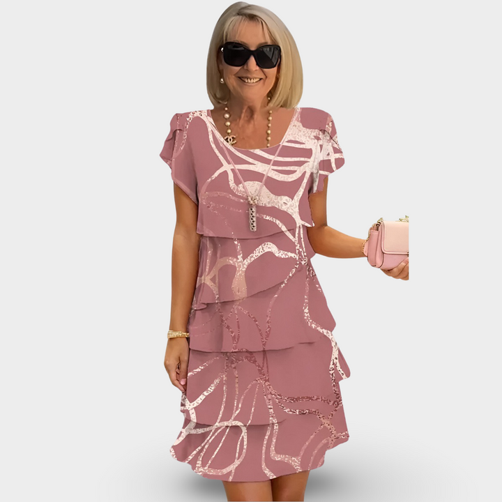 Tindra - Leopard Print Wrap Dress