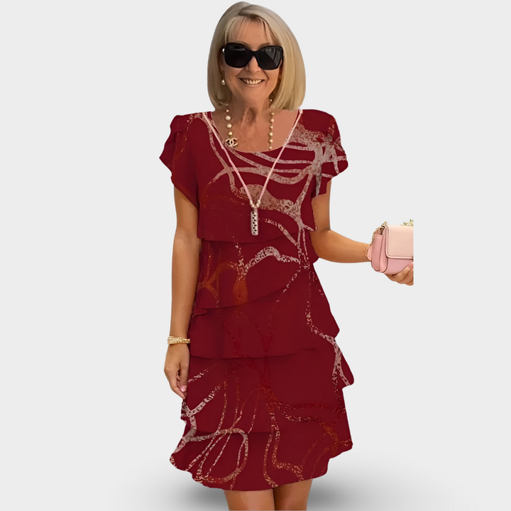 Tindra - Leopard Print Wrap Dress