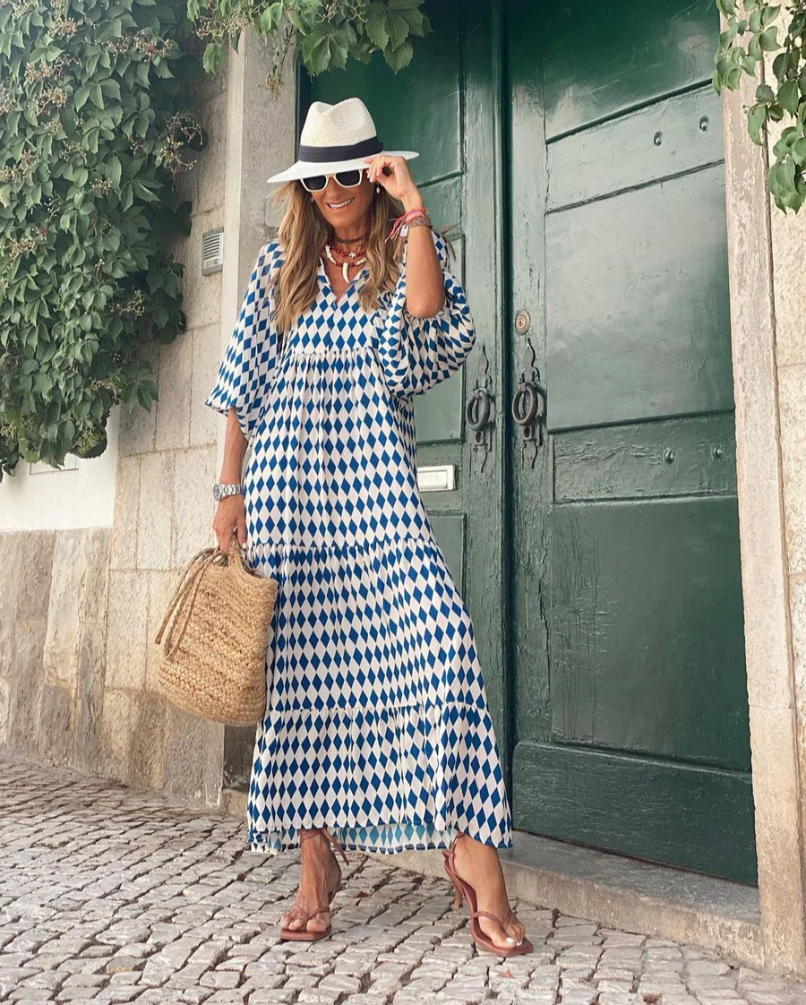 Elin - Boheme Cotton Maxi Dress