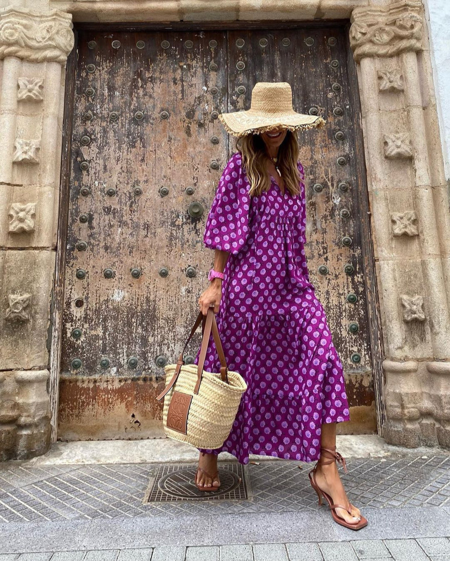 Elin - Boheme Cotton Maxi Dress