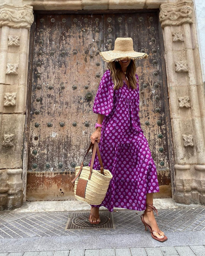 Elin - Boheme Cotton Maxi Dress
