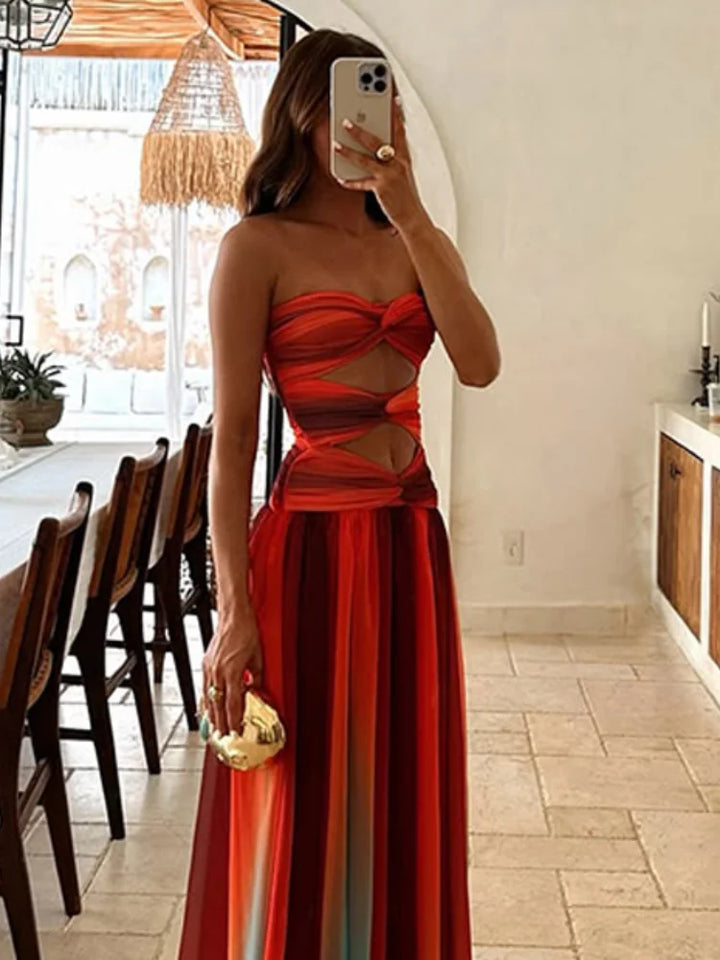 Aura - Attention-grabbing long dress