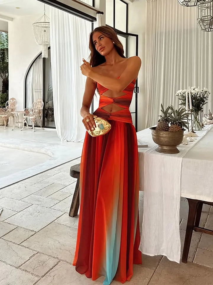 Aura - Attention-grabbing long dress