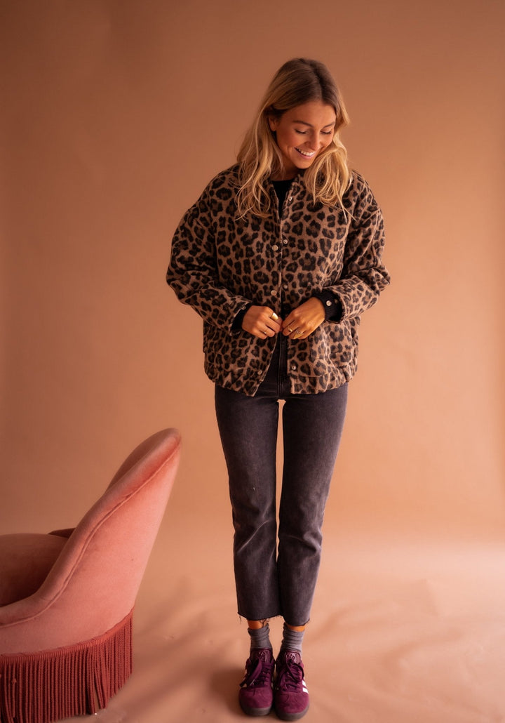 Luna - Trendy leopard print jacket
