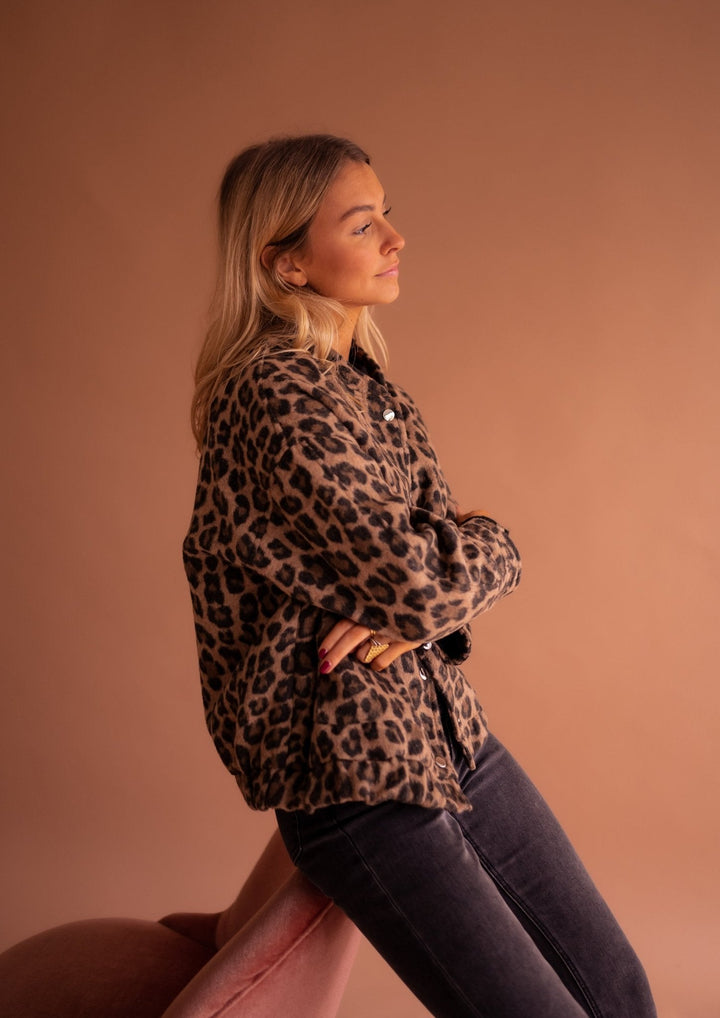Luna - Trendy leopard print jacket