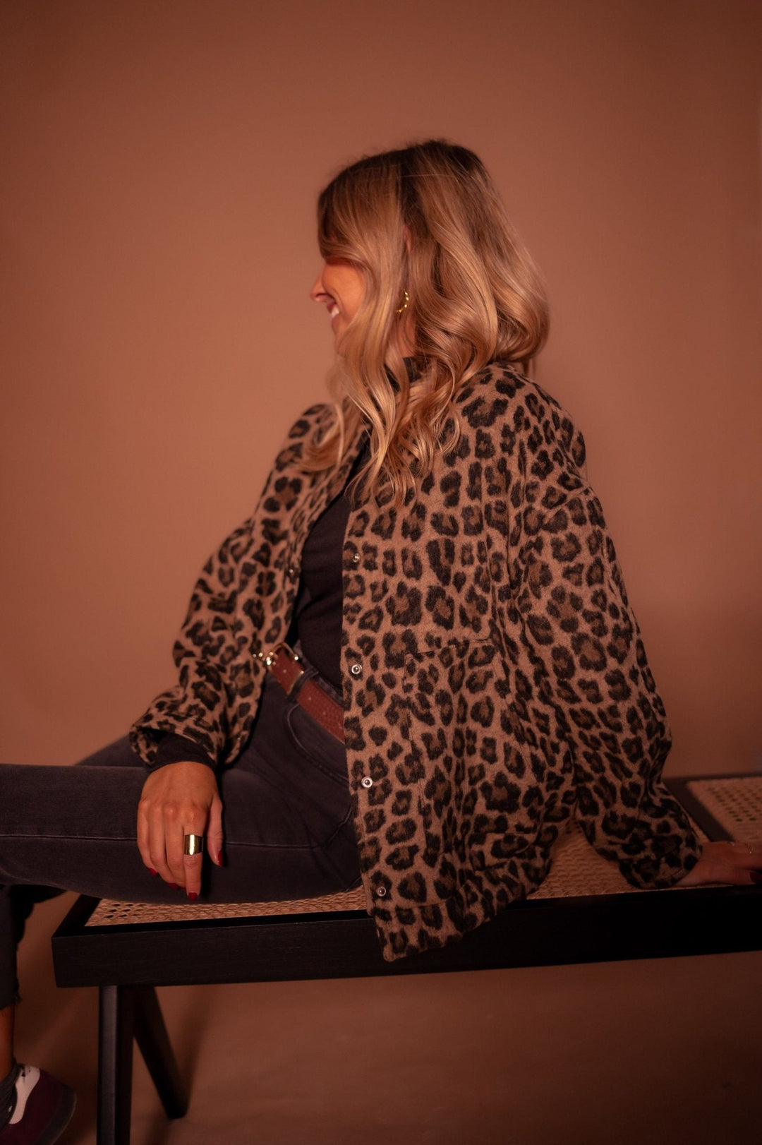 Luna - Trendy leopard print jacket