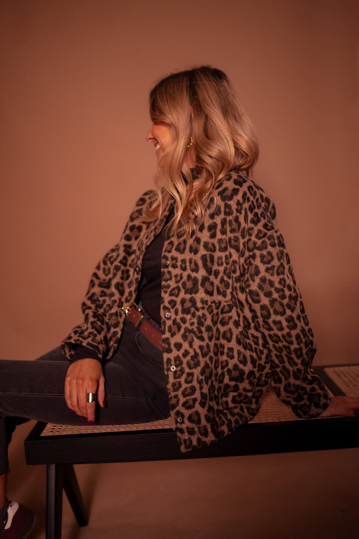 Luna - Trendy leopard print jacket