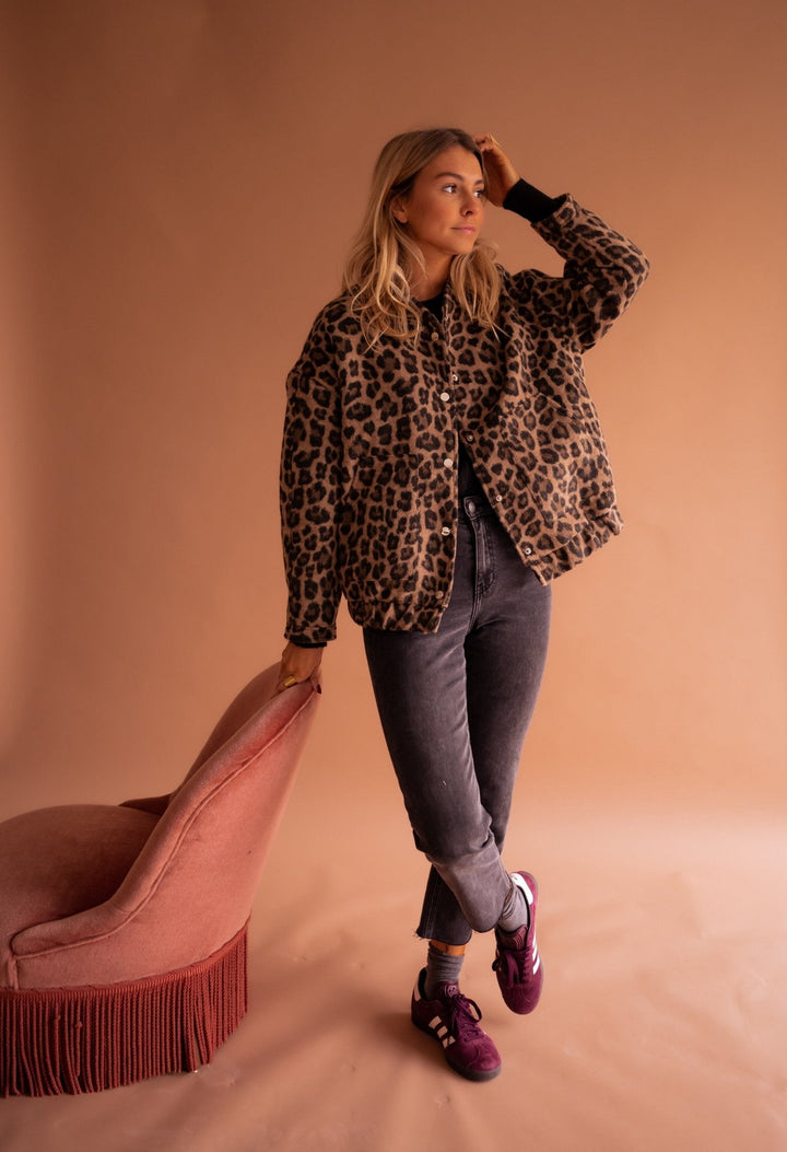 Luna - Trendy leopard print jacket