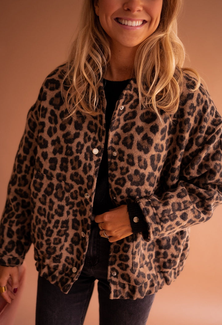 Luna - Trendy leopard print jacket