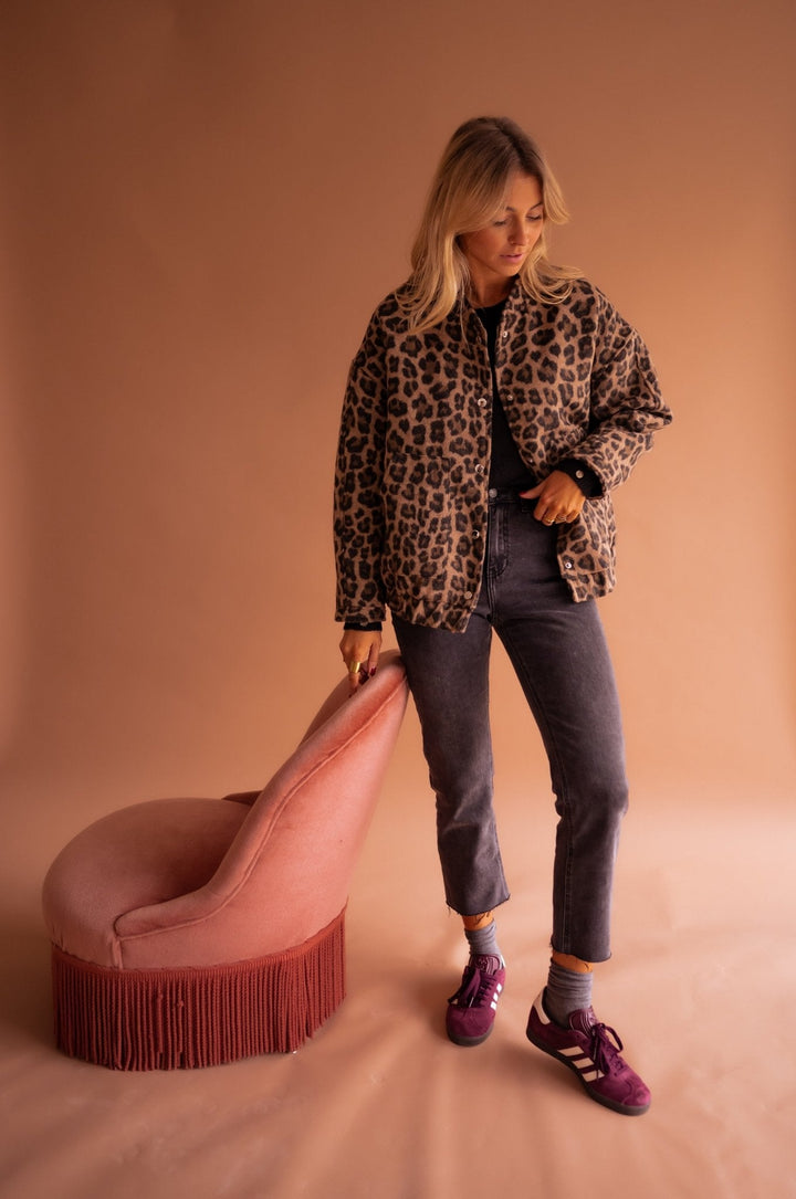 Luna - Trendy leopard print jacket