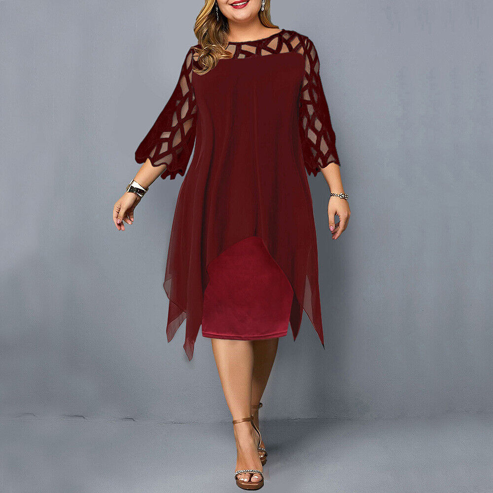 Abelone - Elegant Oversized Midi Dress
