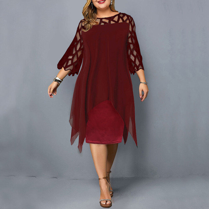 Abelone - Elegant Oversized Midi Dress