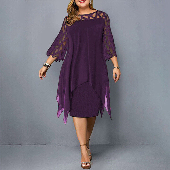 Abelone - Elegant Oversized Midi Dress