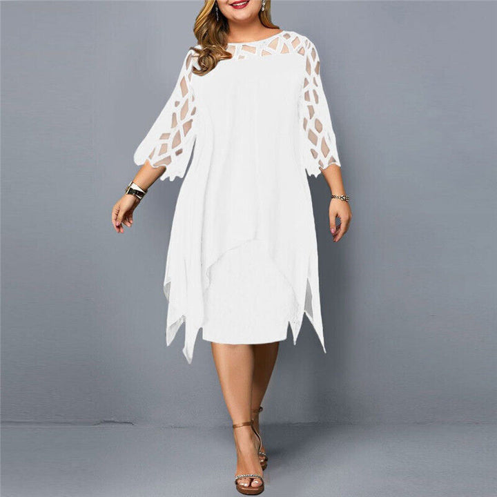 Abelone - Elegant Oversized Midi Dress
