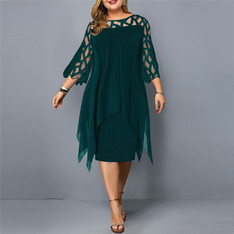 Abelone - Elegant Oversized Midi Dress