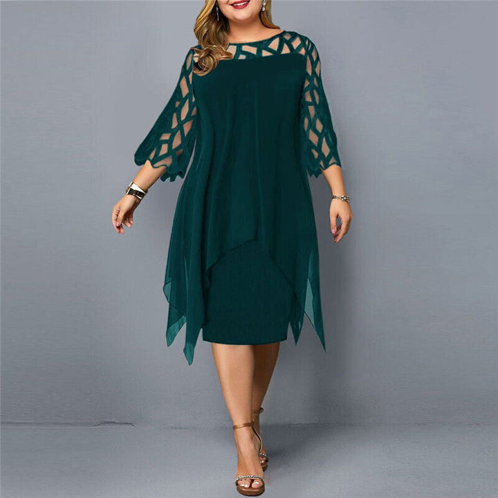 Abelone - Elegant Oversized Midi Dress