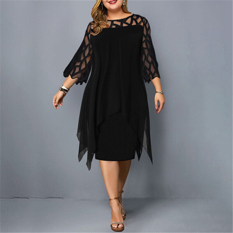 Abelone - Elegant Oversized Midi Dress