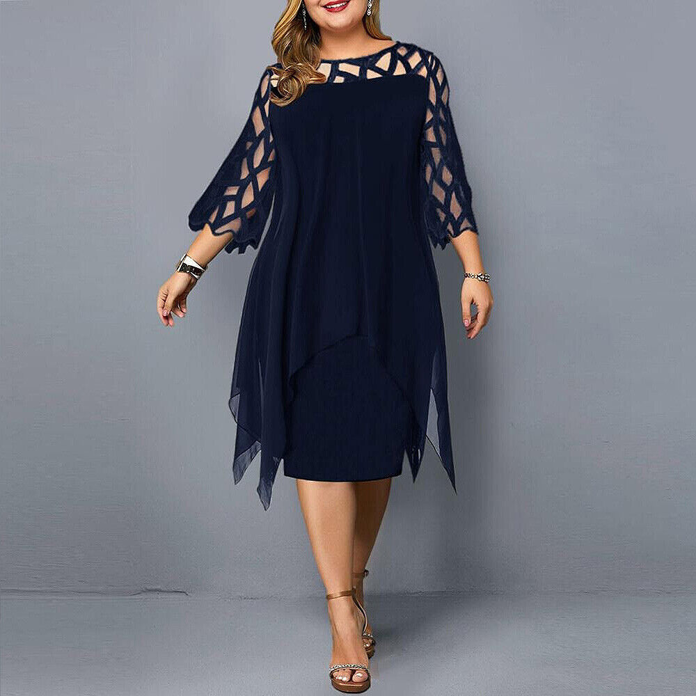 Abelone - Elegant Oversized Midi Dress